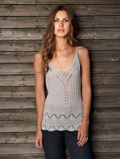 MULTI WEAVE KNITTED TANK $45 wholesale / $99 sugg.