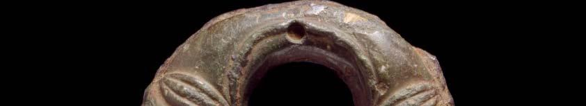 Iron Age mirror handle Decorated