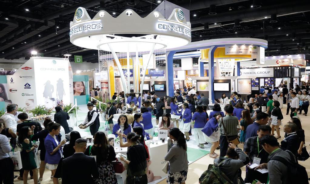 Bangkok October-early November in-cosmetics Asia is the leading exhibition and conference in Asia Pacific for personal care ingredients.