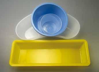 Sterile - Single Use Only DISPOSABLE BOWLS & PLASTICWARE < 25 BOWL SETS DEF2600D MINOR BOWL SET 15 2 x Kidney Dish Clear 700ml 1 x Gallipot 150ml 1 x 500ml Blue Bowl 4 x Sharps Tray Yellow
