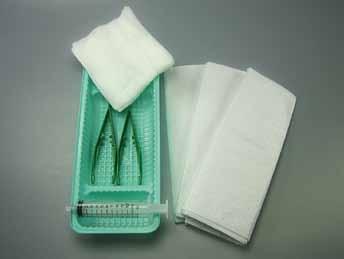 Sterile - Single Use Only CATHETER PACKS < 37 DEF1262 CATHETER PACK 30 1 x Drape 60cm x 60cm with 10cm x 10cm Fenestration 1 x Dressing Tray - with 3 Compartments 23cm x 9cm x 3cm 1 x Gallipot 60ml 1