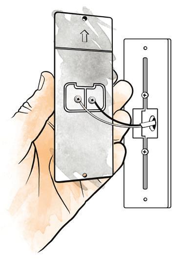 Insert the wires into the connectors as shown in diagram 5 and use pliers to snap the button into place. There is no need to strip any wires as the connectors will pierce the insulation for you.