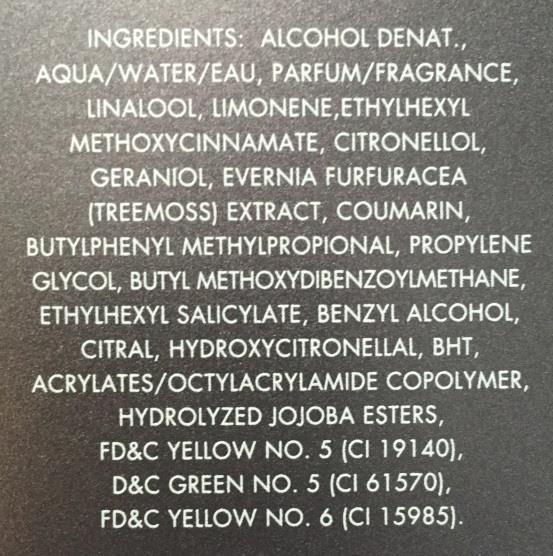 chemicals used to create a scent. 10.