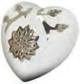 Heart keepsakes handcrafted in a range of materials,
