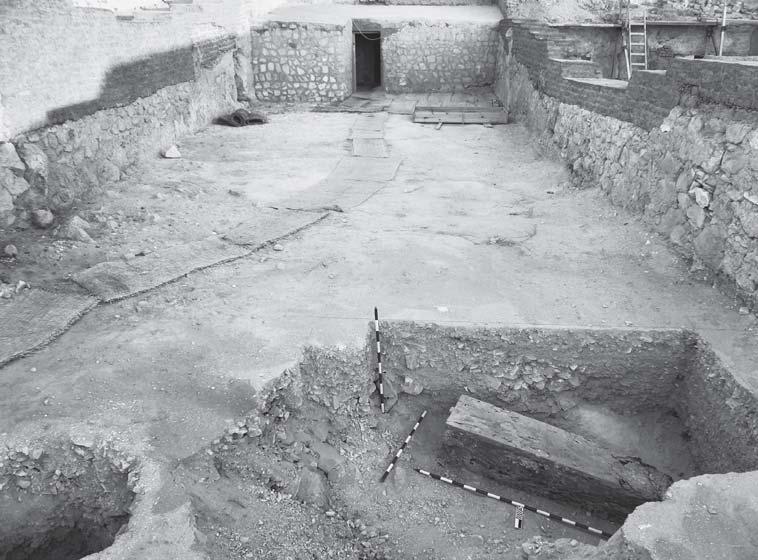 216 J.M. GALÁN Fig. 7. Trench opened in Djehuty s courtyard. To the right is an Eleventh-Dynasty coffin in situ; to the left is the pit where the flower bouquets were found.