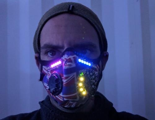 LED Breath Stats Mask Created by Michael