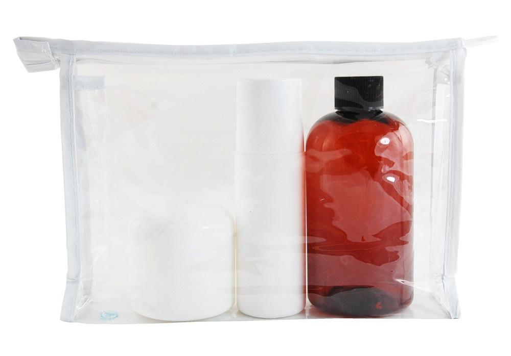 CONTAINERS In addition to cosmetic ingredients, we also offer a vast array of containers, bottles, brushes, cosmetic bags, jars and other items for personal care