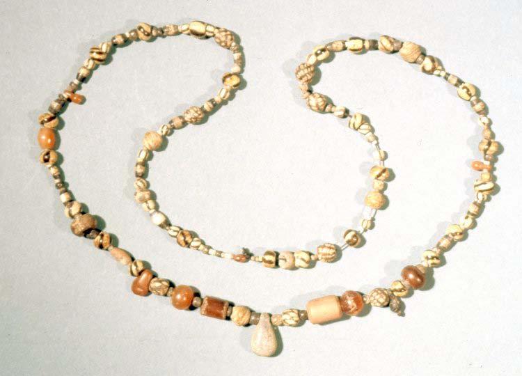 The body of the deceased was adorned with beads and and jewelers,as well as
