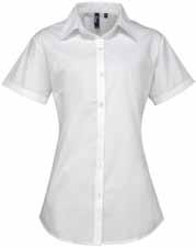 ladies short sleeve blouse CODE: PR309 Ladies easy care short sleeve