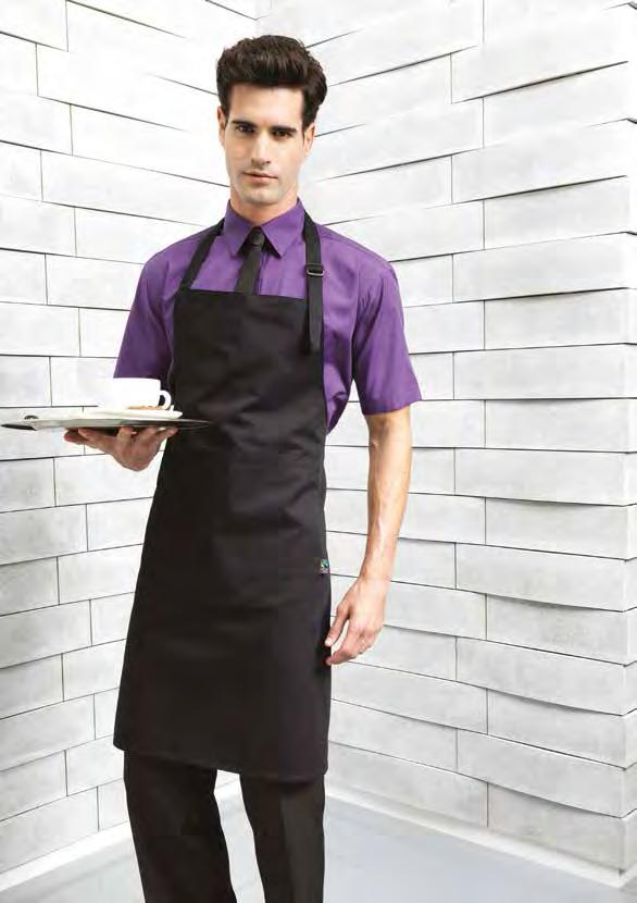 FAIRTRADE APRONS MAKE A WORLD OF DIFFERENCE Premier offers a solution for businesses who promote a message of Fairtrade through their working practices.