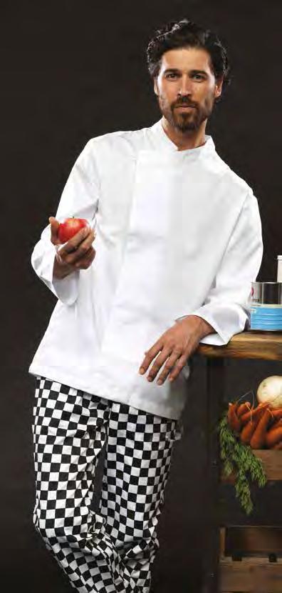 60 C. Culinary Pull-on Chef s Long Sleeve Tunic