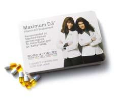 ESSENTIALS SUPPLEMENT Maximum D3: Vitamin D supplement Dr. Katie Rodan and Dr. Kathy Fields personally use and recommend Maximum D3 to their patients.