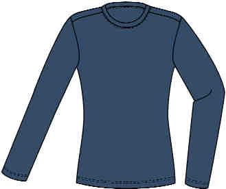 LADIES FR KNIT XT3LPO5 Ladies Knit Long Sleeve T-Shirt 1 5 oz. Polartec FR Power Dry 7% Modacrylic, 8% Rayon Superior wicking action. Comfortable rib knit collar and cuffs.