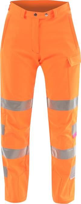 (18) 128 50 SUB-ZERO HIGH VISIBILITY LADIES TROUSERS Waterproof fabric Outside pockets Cargo pockets Hand pockets Belt loops Zip fly opening