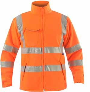 Rail Hazard Workwear High Visibility Softshell Jacket NRGN710/NR10/600 Windproof, breathable and water