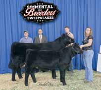 the Reserve % Calf Champion at the 2015 Breeders Sweepstakes.