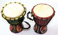 90 Decorative X-Small D Jembe Drum Bring the rhythm of Africa to life with these miniature d jembe drums from
