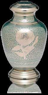 Brass Urns Solid brass urns come in a variety of finishes including brushed pewter, brushed brass and