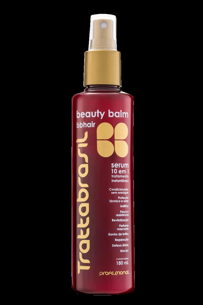 BEAUTY BALM ntensifying hair strands fragrance, brightness, and protection.
