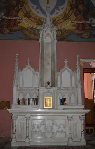 of antique Side Altars.
