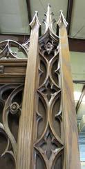Antique Gothic Reredos with
