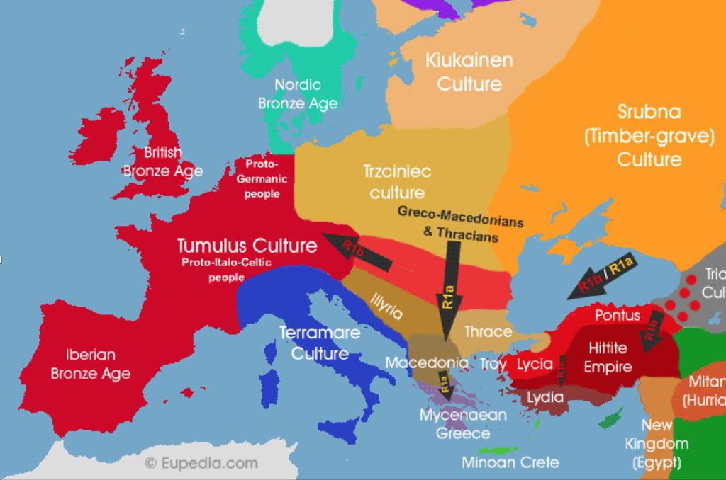 Tumulus Predecessors of Celts 2000-1500 BCE Middle Bronze Age culture of central Danube region in Czechoslovakia, Austria, and Bavaria.