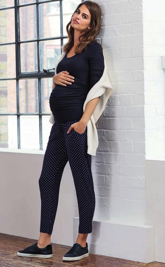 Be proud and show off your bump. This is the perfect way Vogue The Scoop Top Jennifer Pants IsabellaOliver.