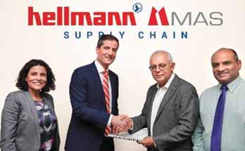 In addition to the existing Hellmann contract logistics business in Sri Lanka being transferred to the new joint venture, a new fashion logistics facility will be opened at the MAS compound in