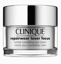 Clinique: Repairwear Laser Focus Wrinkle Correcting Eye Cream Product Description: The beauty of a second chance.