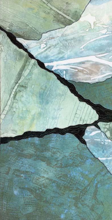 Beryl (detail), 2016, silks, cotton