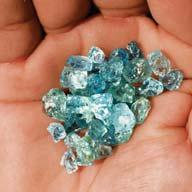 March Aquamarine March s birthstone is the aquamarine. Aquamarine is transparent, which means that light can pass through it.