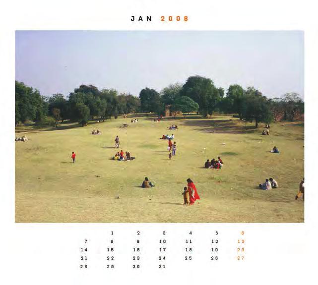 DOMINIQUE GONZALEZ-FOERSTER Calendario 2020, 2007 For Parkett 80