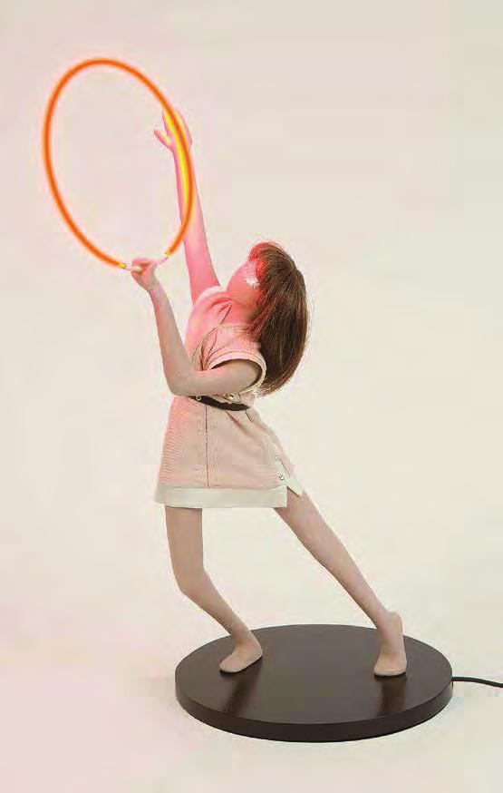 MAI-THU PERRET A Portable Apocalypse Ballet (Red Ring), 2008 For Parkett 84 Sculpture, opaque non-toxic polyurethane resin, color cast with instant polyurethane pigments, clothing designed by Ligia