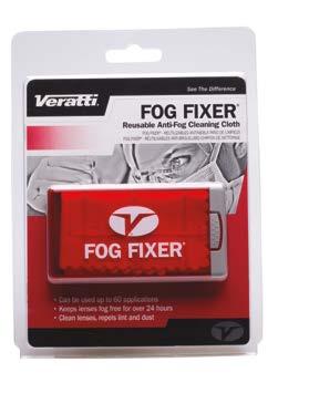 Fog Fixer Disposable Pre-Moistened AntiFog Tissues Cleans lenses while providing long-lasting