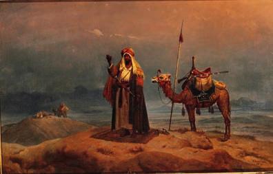 12. DKK 40,000-60,000 / 5,350-8,050 21 22 NIELS SIMONSEN b. Copenhagen 1807, d. Frederiksberg 1885 "Araberens Bön". The Arab's prayer. Signed and dated N.