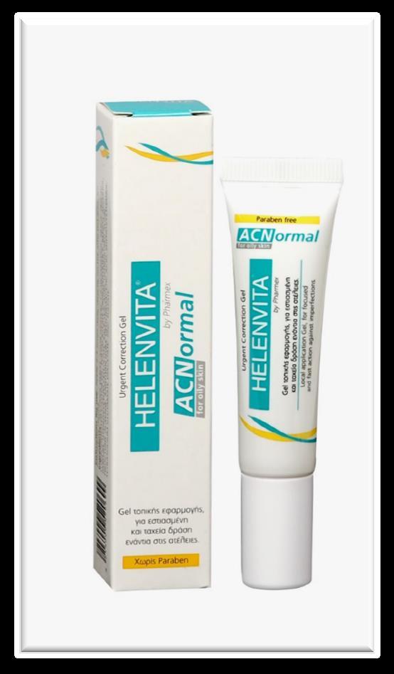 Urgent Correction Gel On-the-spot application gel for spot control, with mild antiseptic action.