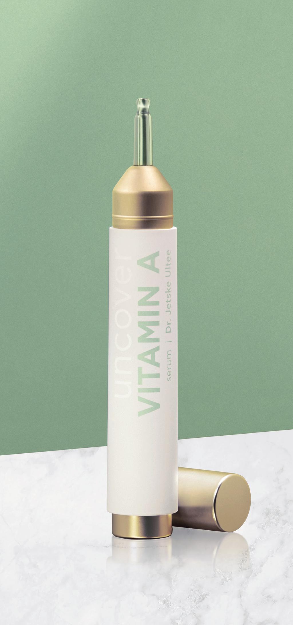 VITAMIN A SERUM NEW The mild alternative to Vitamin A Acid cream Available without a prescription Unique, stable form of Vitamin A Helps combat skin ageing and makes the skin smoother and more even