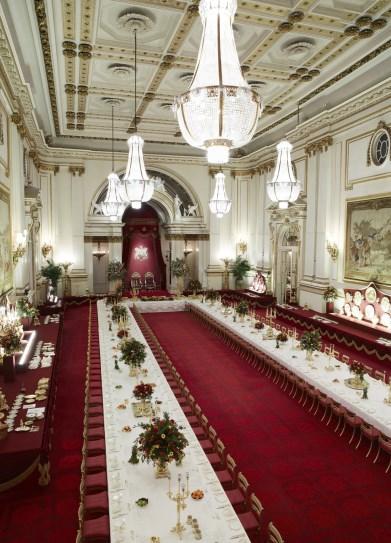 It s the imposing and historic setting for state occasions, banquets and investitures, the magical setting for receptions, garden-parties and occasional musical events, the well-ordered