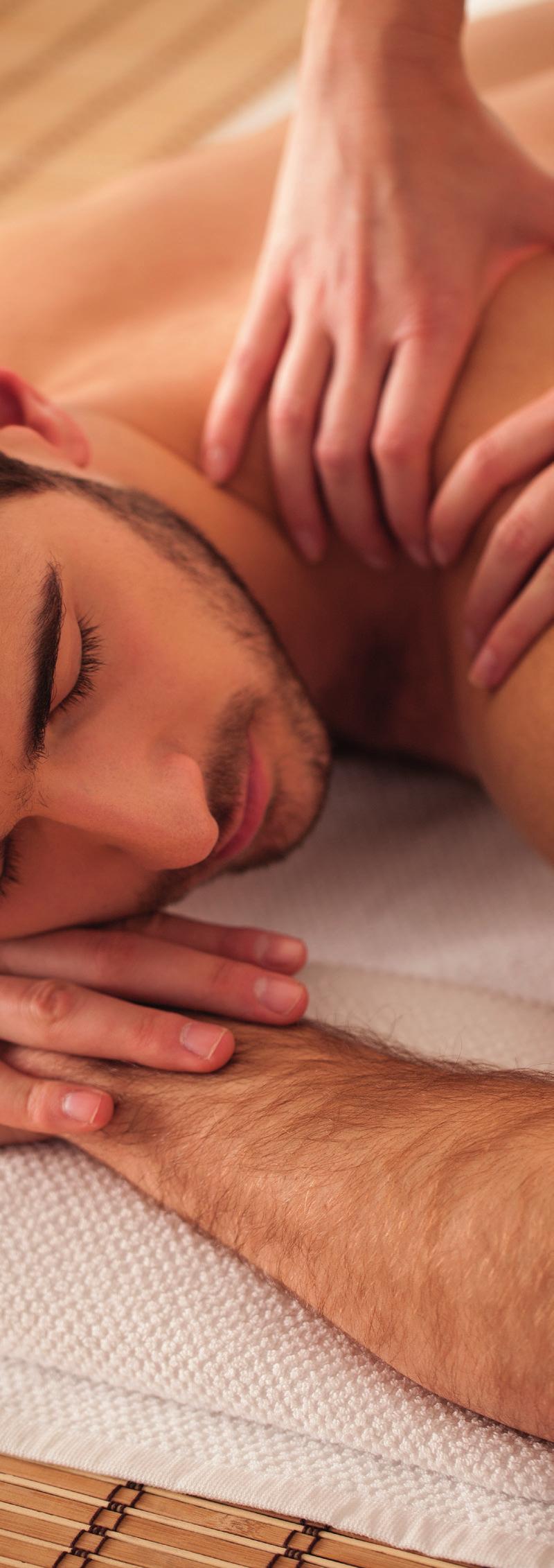 MEN S RETREAT LAVA SHELL FULL BODY MASSAGE (50 mins) 65 This indulgent Lava Shells Relax Body Massage offers an idyllic treatment combining the warmth of the shells with deeply relaxing massage