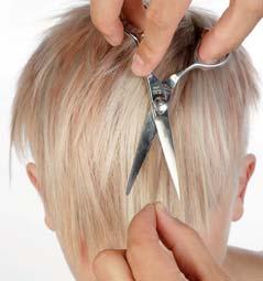 leave between cuts, how long to maintain the look, and the correct tools and products to use.