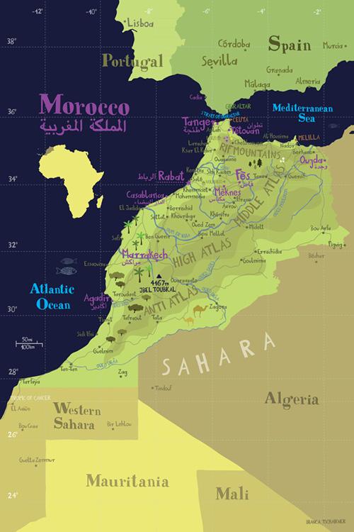 Morocco Population - 32.5 million Language - Arabic, Berber, French Religion - 99% Muslim Cities - Casablanca, Rabat, Fes, Marrakech, Tangier Median Age - 27.