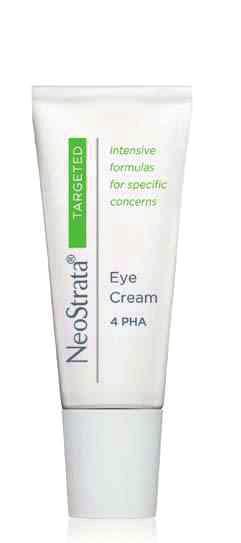 EYES Eye Cream Item #8404, 15g 4% Gluconolactone, Vitamin E, Green Tea Extract, Evening Primrose Oil, Avocado Oil, Sodium Hyaluronate This effective eye cream is formulated to reduce the appearance