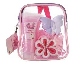 Jou Jou Body Scrub; and Jou Jou Body Lotion Jou Jou Pencil Case Gift Set 6 Pink pencil case