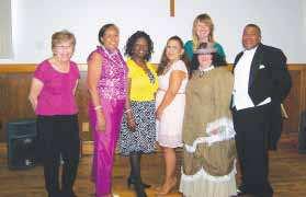 Some of the women in attendance were dressed in Victorian Outits and there was a lovely inspirational Praise Dance performed by Pastor Allie Perez from In His Image Women s Ministry.
