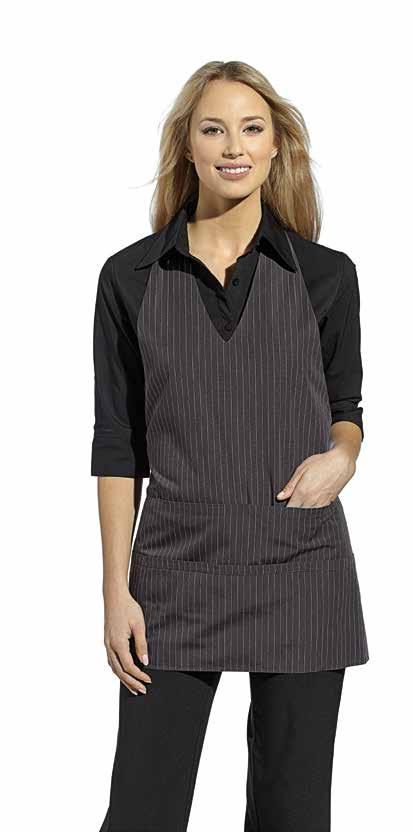 Regular or large (1006) HAVANA BLOUSE Slim fit, front and back seaming, O sleeves, 61% polyester,