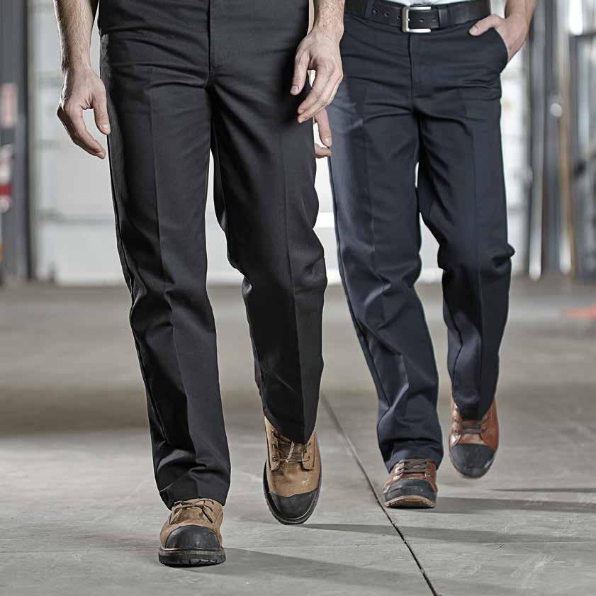 28 to 52 (15100) 35 WORK PANTS Unisex, flat front, 65% polyester, 35%