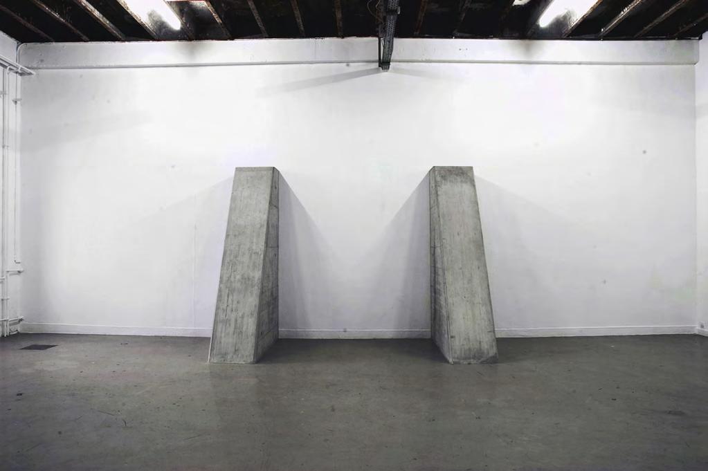 Contreforts, 2008 Concrete 220 x 168 x 50 cm