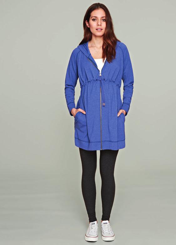 UP TO 50% loungewear hooded TuNic 79, TP104 Our essential tunic in fleece jersey. A looser style with a relaxed fit and luxe trims.