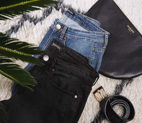 The in-house classics: leather and denim. We love.