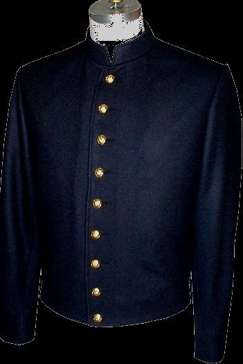 Cavalry and Artillery jackets are typically In Stock with Regulars collar in sizes 40R thru 56Reg. All others are custom order.